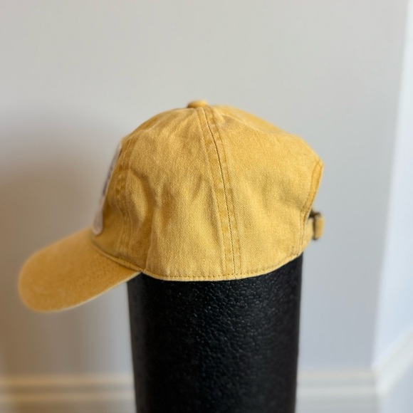 Yellow Cap with Inspirational Embroidery Mustard Thankful Patch Hat - Picture 5 of 10
